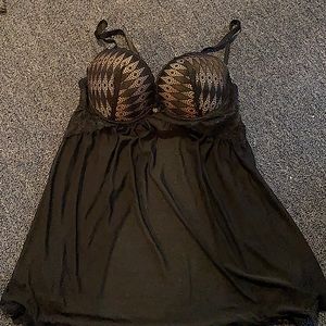 daisy fuentes black lace lingerie